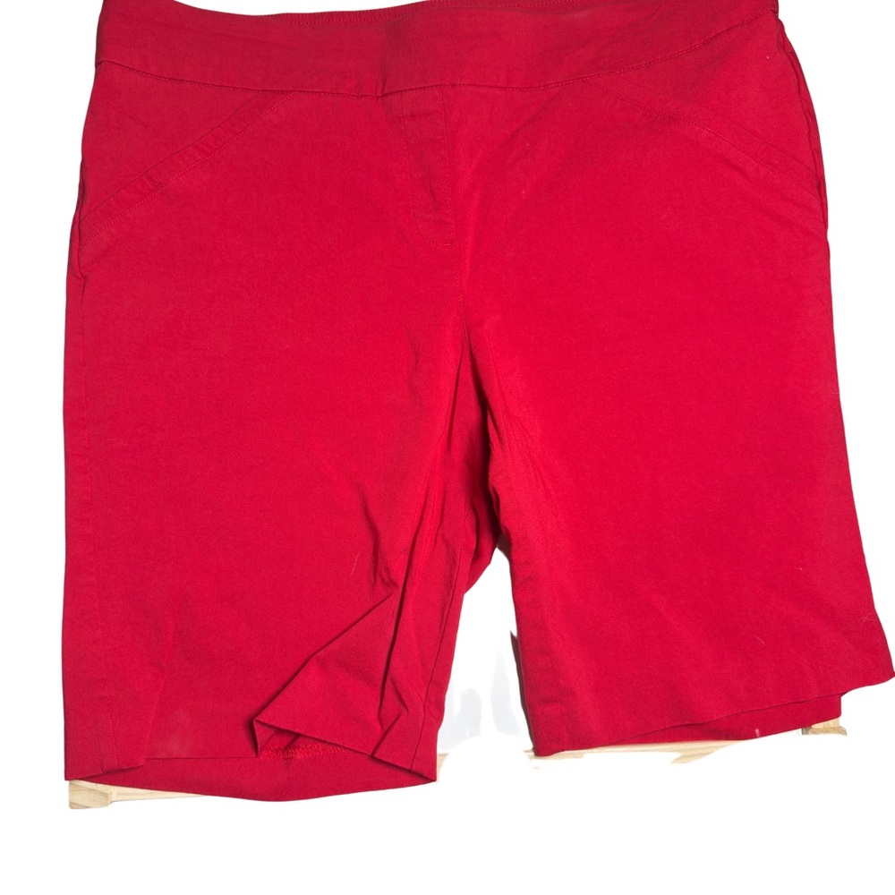 Kim Rogers Vibrant Red Women's Bermudas